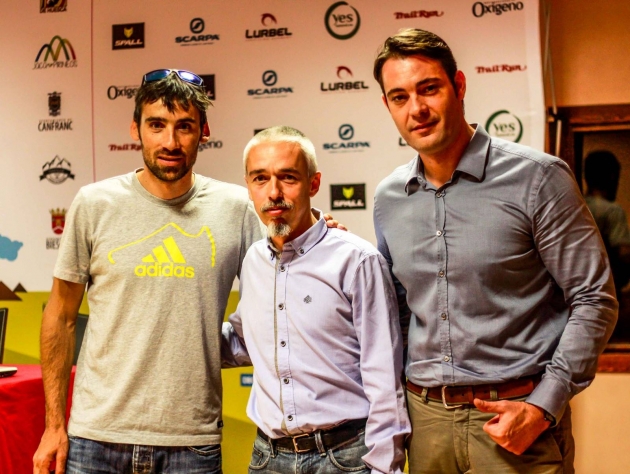 Luis Alberto Hernando esta mañana el en PirineosFIT Pic: Organización