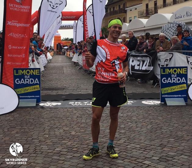 Alexis Sévennec fue el ganador de la Limone Skyrace Extrem Foto (c) Skyrunning