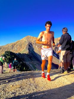 Kilian Jornet en la Speedgoat 50K. Foto: iRunFar