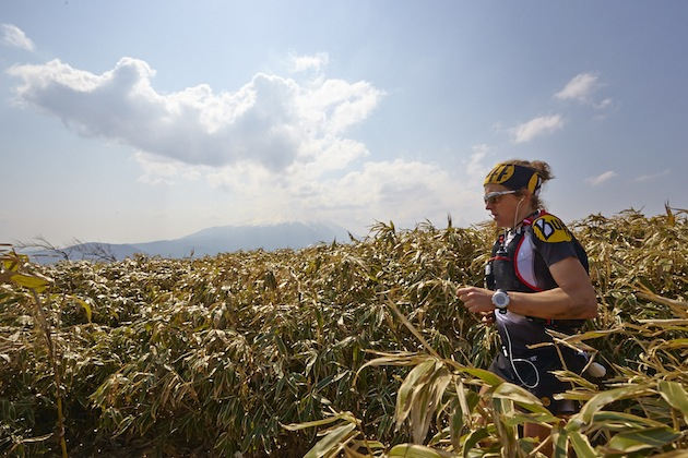 Núria Picas en la Ultra Trail Monte Fuji. Foto: Organización UTMJ