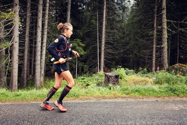 Núria Picas, segunda clasificada en la UTMB. Foto: Buff / Roger Caballé