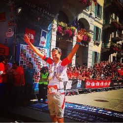 François D'Haene, flamante ganador de la UTMB 2014. Foto: Salomon