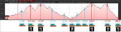 Perfil de la ultra de 68 kilómetros. Foto: Madrid Trail