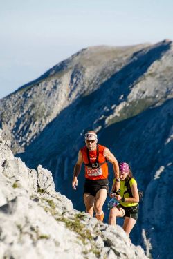 Mariam Zapico y Raúl García Castán en el Trail Macizo Ubiña. Foto: Organización