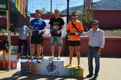 Podio masculino de la Trail Series. Foto: Organizacion