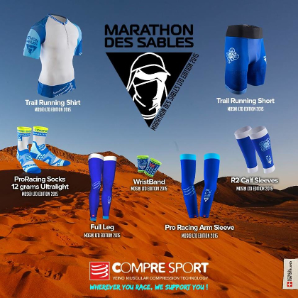 Prendas Compressport Marathon des Sables