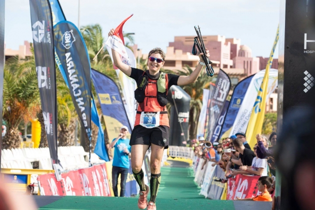 Andrea Huser volvió a finalizar en segunda posición Foto (c) Transgrancanaria