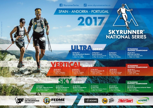 Calendario Skyrunner National Series 2017