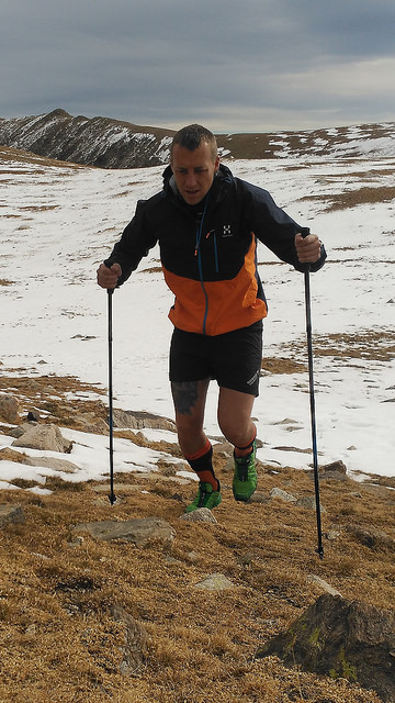 Nos hemos llevado los bastones hasta el Gra de Fajol en Ulldeter