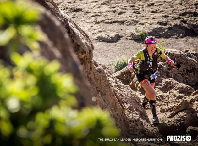 Azara García durante la Transgrancanaria Foto(c) 📸 Jose Miguel Muñoz - MountainrunningPhoto