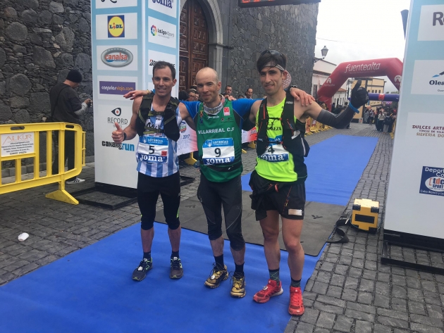 Podium masculino del Campeonato de España de Trail Foto (c) Organización