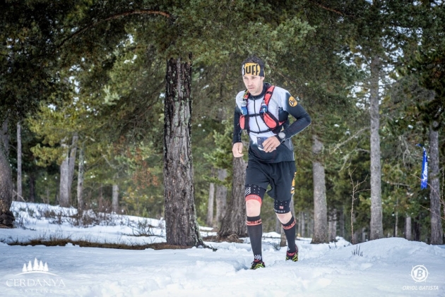 Yeray Duran durante la pasada edición de la Cerdanya Skyline Foto (c) Oriol Batista