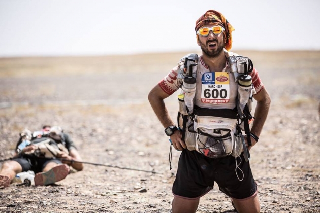 Un corredor durante la Marathon des Sables Foto (c) Alexis Berg