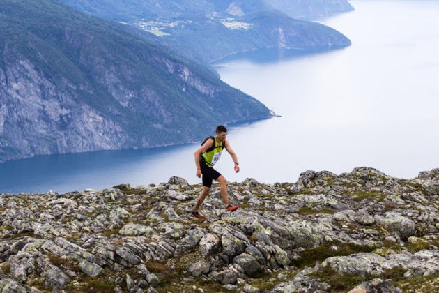 Andre Haugsbø durante la carrera. Foto (c) Torstein Engeset