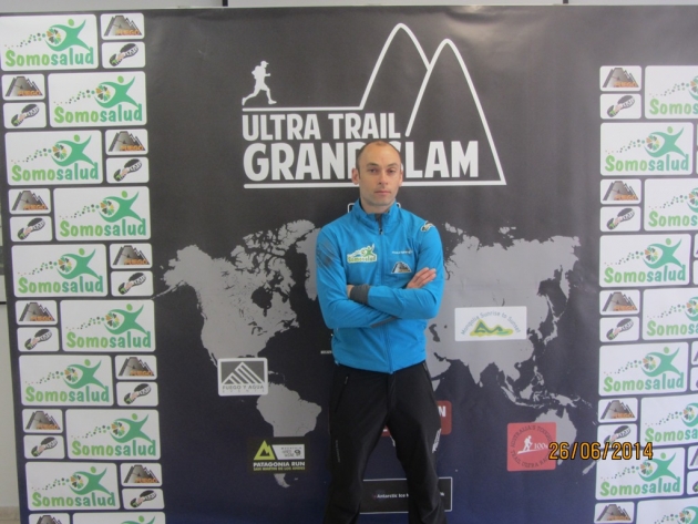 Fernando Gonzalez en la presentacion del Grand Slam UltraTrail 