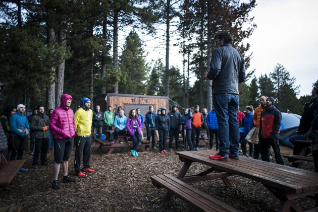 Briefing durante la Fly Running La Molina Foto (c) Organización