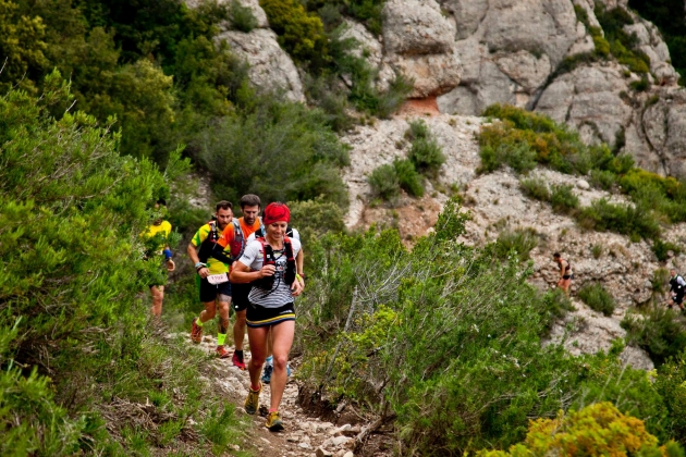 Marta Muxí compitiendo en la Montserrat Skyrace