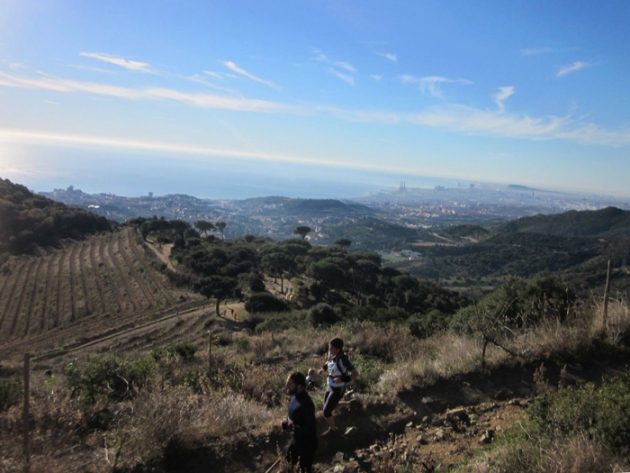 Espectaculares vistas de Barcelona y el Mar Mediterráneo durante la carrera Foto (c) Neorural