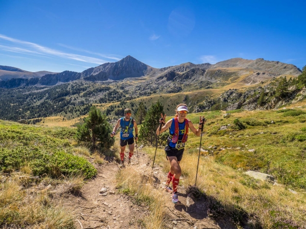 Ragna Debats y Pere Aurell fueron los dominadores de la Pyrenees Stage Run Foto (c) Jordi Santanaca