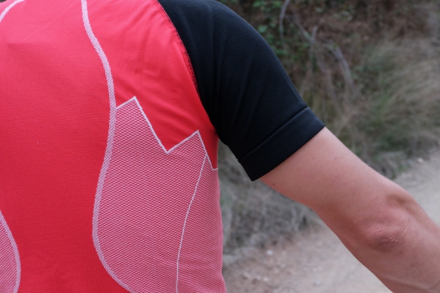 Detalle de la camiseta Ultraligera Pro Team SportHG 8337 Foto (c) Pol Puig