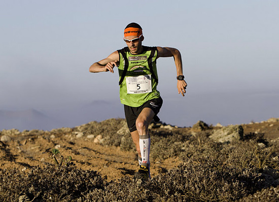 David López Castán corriendo