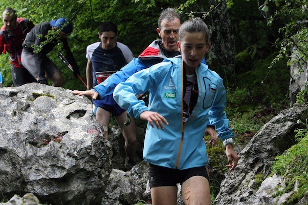 Leire Fernández en la EH Mendi Trail. Foto: EH Mendi Trail