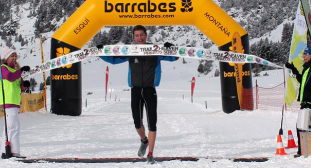 En categoría masculina, el jovencísimo Daniel Osanz de 17 años con un tiempo de 44:11 batía a Daniel Amat, anterior campeón y dos veces ganador de la Gran Trail Aneto-Posets. Imagen: Organización