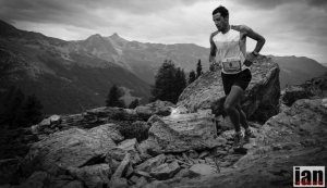 Kilian Jornet en Sierre Zinal 2014 por Ian Corless
