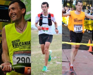 Miguel, Roberto y Javier Heras. Foto: Archivo Transvulcania / Jordi Canyameres / Facebook de Javier Heras