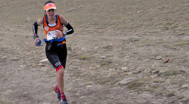 Azara García, vencedora de la última edición del Maratón Alpino Madrileño tendrá que competir este año contra Gemma Arenas, Ragna Debats, Paula Cabrerizo, Eva María Moreda, Marta Molist y Nuria Domínguez.  Foto (c) Luis Bonete / Maratón Alpino Madrileño