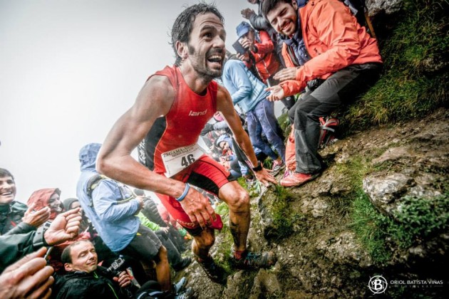 Daniel Aguirre en Zegama Aizkorri. Foto: (c) Oriol Batista