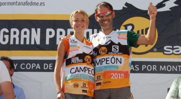 Los nuevos campeones de la Copa de España FEDME, Paula Cabrerizo y Iván Ortiz. Imagen: (c) Ocisport