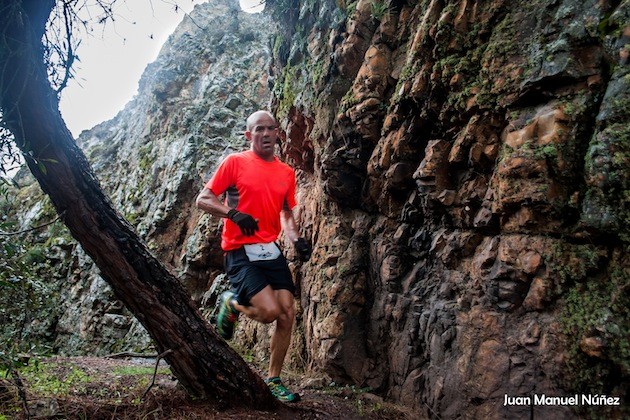 Santiago Arnés, vencedor del I Zenagas Trail. 