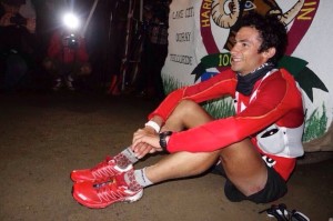 Kilian Jornet, en la llegada de Hardrock 100 este año. Foto: Kilian Jornet (FB)