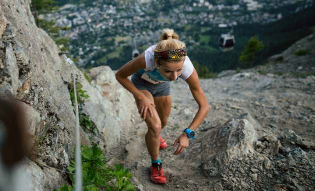 En 2015, Paula Cabrerizo se llevó la Copa de España FEDME de KV y carreras en línea, además del Campeonato europeo de kilómetro vertical. Imagen: Jordi Saragossa