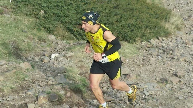 Alfredo Gil durante la Marató del Montseny. Foto: Organización