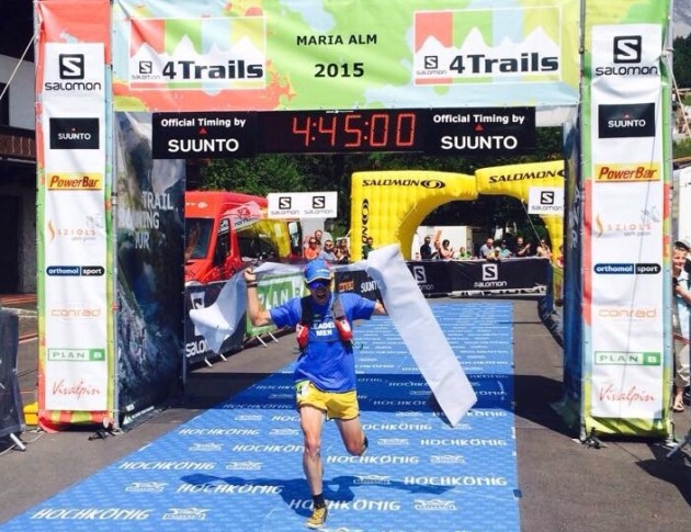 Vencedor y dominador total de la Salomon 4 Trails 2015, el corredor de La Sportiva, Miguel Caballero!  Foto: La Sportiva