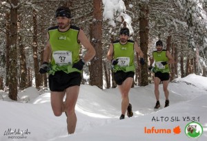 Imagen de la pasada edición de la carrera del Alto Sil. Foto: Alberto de Isidro