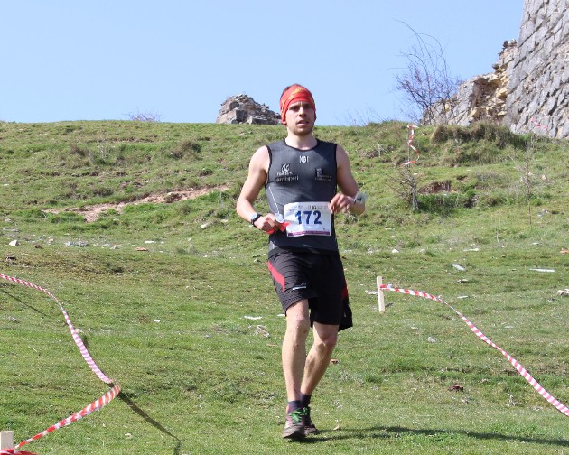 Álvaro García, primer clasificado de la Arganza Trail. Foto: Organización.