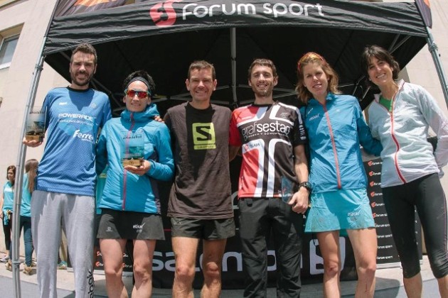 Podio de vencedores de la prueba. Foto: Forum Sport