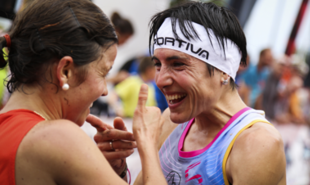 Stevie Kremer, la ganadora en 2014, tendrá que pelearse con la española, Maite Maiora, este fin de semana en la Limone Extreme SkyRace.   Imagen: (c) Ian Corless/ISF