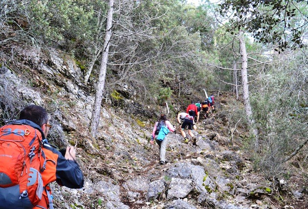 Una de las subidas del Desafío Lurbel. Foto: Organización.