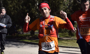 Era la primera participación en una maratón de montaña para el corredor de Corremón Trail, Ángel Villalba.   Imagen: eldeporteconquense.com