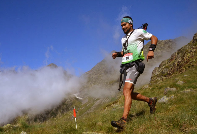 Instante de la pasada edición de la Skyrace Comapedrosa. Foto: Francesc Llado