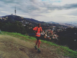 Corredor durante la pasada edición de Barcelona Trail Races Foto (c) Barcelona Trail Races