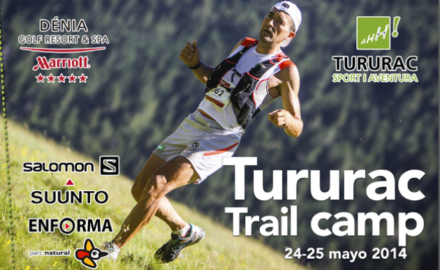 Imagen promocional del Tururac Trail Camp, con Miguel Heras.