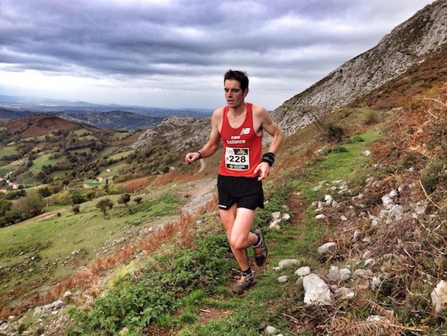 Raúl Cámara durante el Trail Peñamayor. Foto: Issiphoto