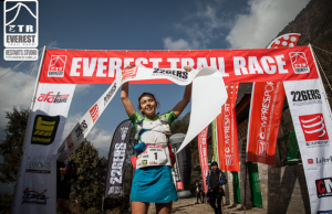 Anna Comet, vendedora de la Everest Trail Race por segundo año consecutivo. Imagen: ETR