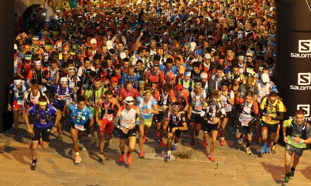 Salida de la Salomon Ultra Pirineu 2015. Imagen: Organización