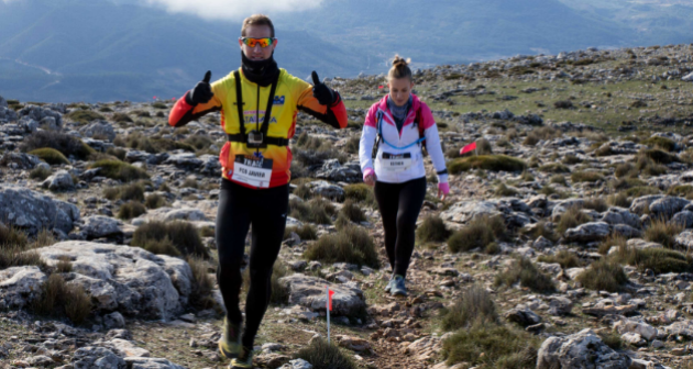 La II Vertical Trail a La Sarga fue el escenario del Campeonato de Castilla-La Mancha de carreras verticales. Imagen: Organización